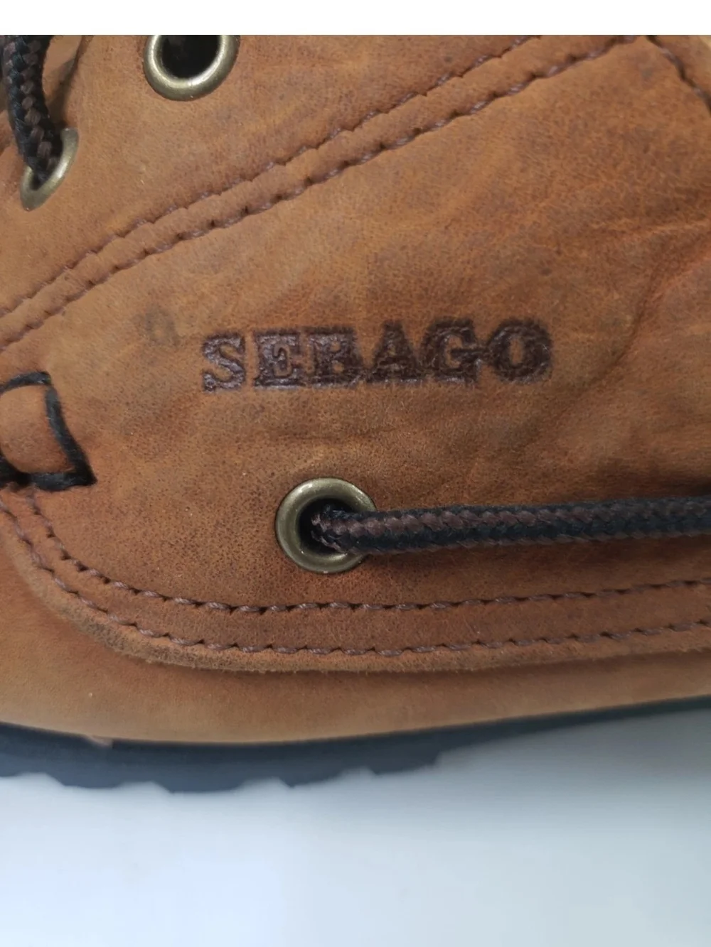 Sebago Ranger Waxy Brown Leather Men's Classic Boat Shoe Size 11